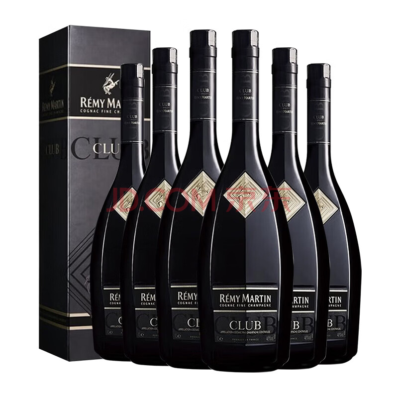 Remy Martin Club Black Edition Fine Champagne Cognac 1000ml x6