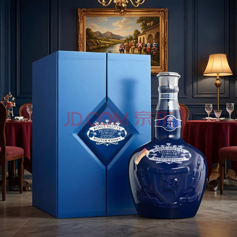 Royal Salute 21 Years Queen's 60th Coronation Anniversary Edition Blended Scotch Whisky 700ml - Image 3