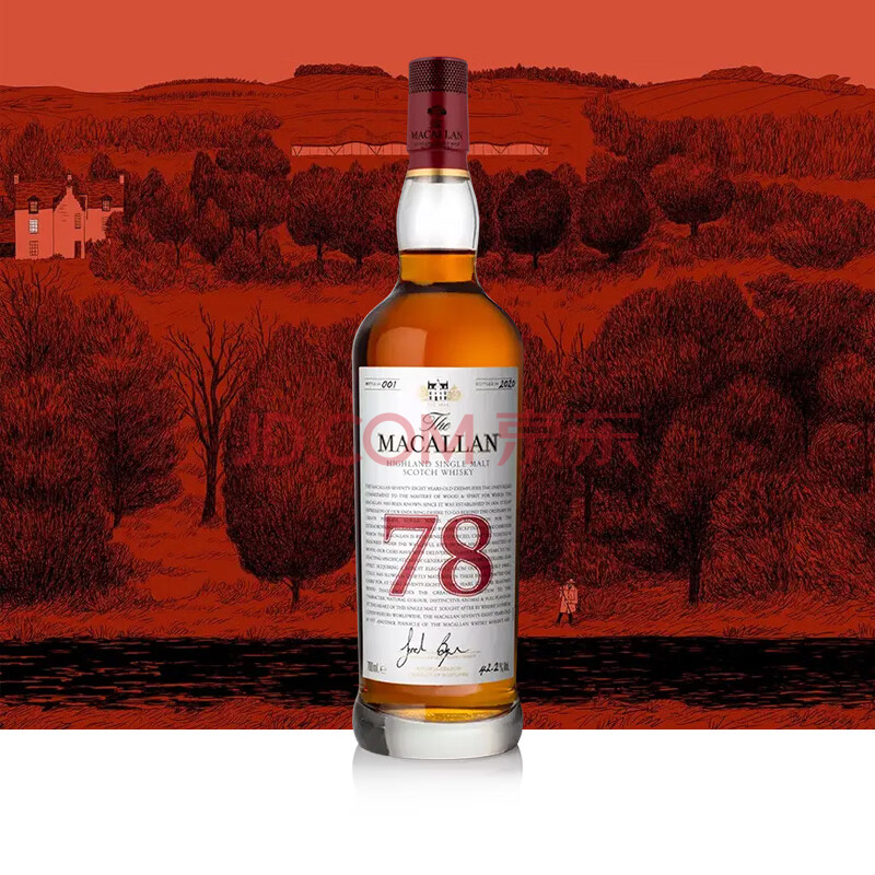 The Macallan Red Collection 78 Years Single Malt Scotch Whisky 700ml - Image 3